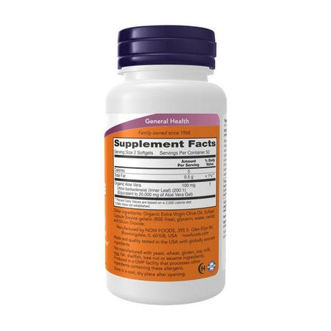 Now Foods, Aloe Vera, 10,000 mg, 100 Softgels