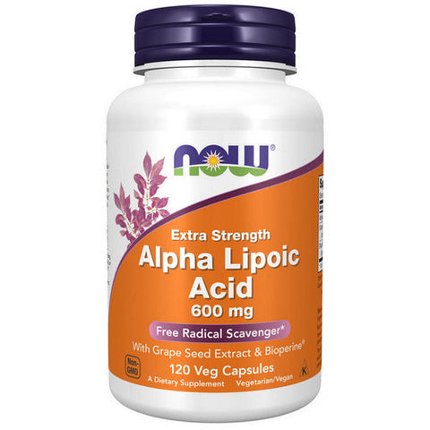 Now Foods, Alpha Lipoic Acid Extra Strength, 600 Mg, 120 Veg Caps Now Foods