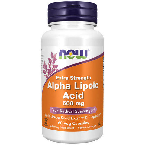 Now Foods, Alpha Lipoic Acid, 600 mg, 60 Vcaps Now Foods