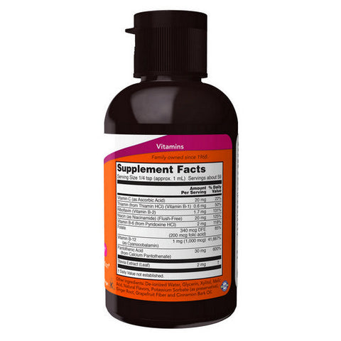 Now Foods, Liquid B-12 B-Complex, 2 OZ Now Foods