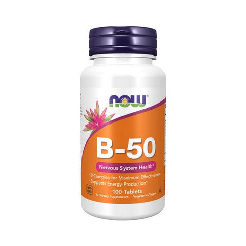 Now Foods, Vitamin B-50, 100 Tabs Now Foods