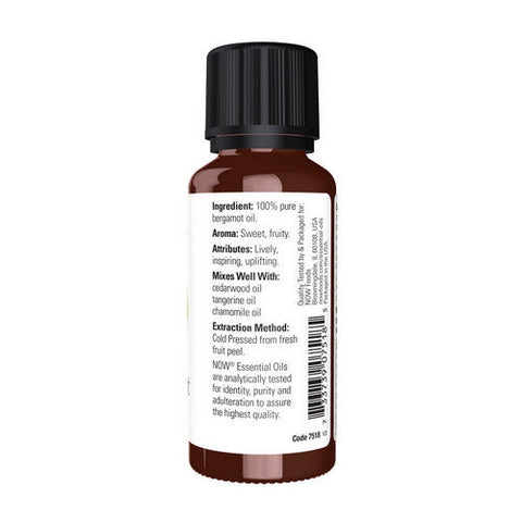Now Foods, Bergamot Oil, 1 OZ