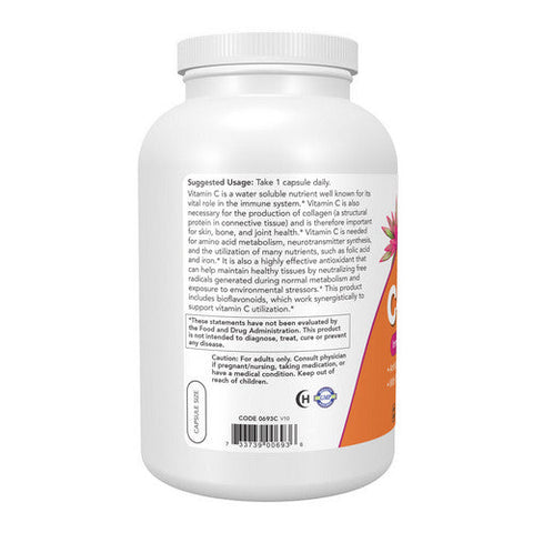 Now Foods, VitaminC-1000, 500 Caps
