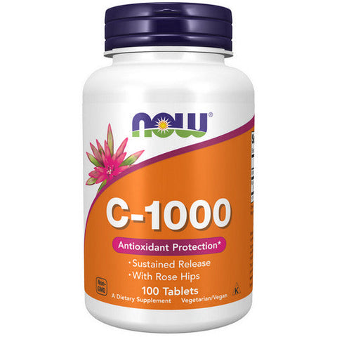Now Foods, Vitamin C-1000 Sustained Release, 100 Tabs Now Foods