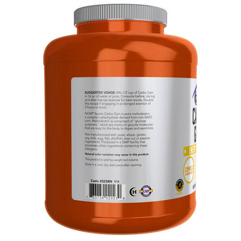 Now Foods, Carbo Gain, 8 lbs Now Foods