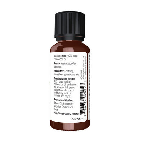 Now Foods, Cedarwood Oil, 1 Oz
