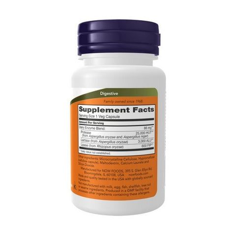 Now Foods, Dairy Digest Complete, 90 Veg Caps Now Foods