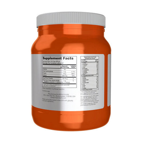 Now Foods, Eggwhite Protein Powder, 1.2 Lb Now Foods