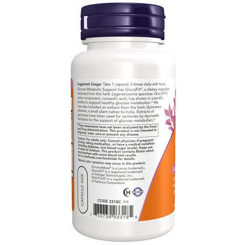 Now Foods, Glucose Metabolism Support, 90 Caps Now Foods