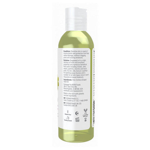 Now Foods, Grape Seed Oil, 4 OZ