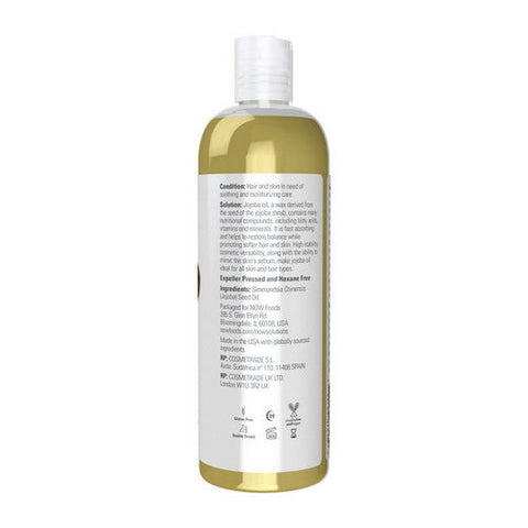Now Foods, Jojoba Oil, 16 oz