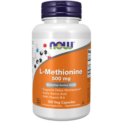 Now Foods, L-Methionine, 500 mg, 100 Caps Now Foods
