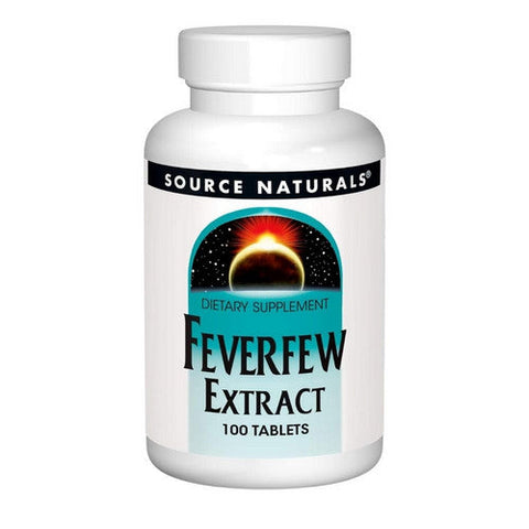 Source Naturals, Feverfew Extract, 100 Tabs