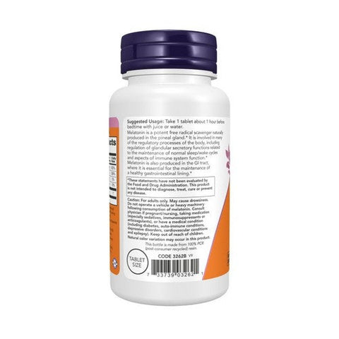 Now Foods, Melatonin, 1 mg, 100 Tabs Now Foods