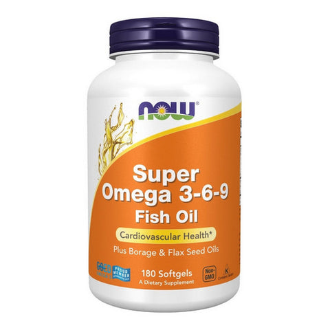 Super Omega 3-6-9 180 Sgels by Now Foods