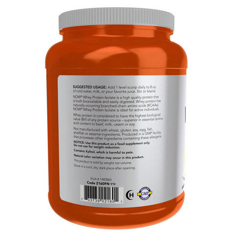 Now Foods, Whey Protein Isolate, 1.8 lb Now Foods