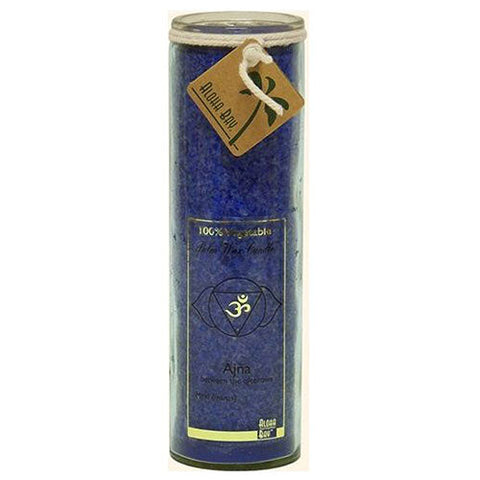 Aloha Bay, Candle Chakra Jar, Unscented Indigo,17 OZ