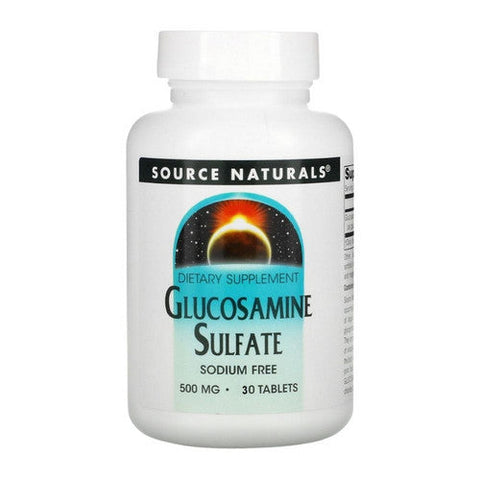 Source Naturals, Glucosamine Sulfate Sodium Free, 500 Mg, 30 Tabs Source Naturals