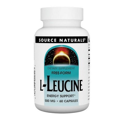 Source Naturals, L-Leucine, 60 Caps Source Naturals
