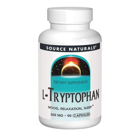 Source Naturals, L-Tryptophan, 500 MG, 90 Caps Source Naturals