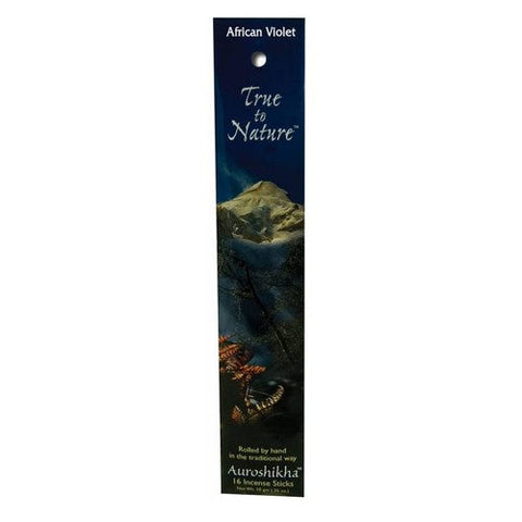 Auroshikha Candles and Incense, Incense African Violet, 10 Gm