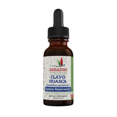 Amazon Therapeutic Laboratories, Clavo Huasca, Certified Organic 1 Fl Oz Amazon Therapeutic Laboratories