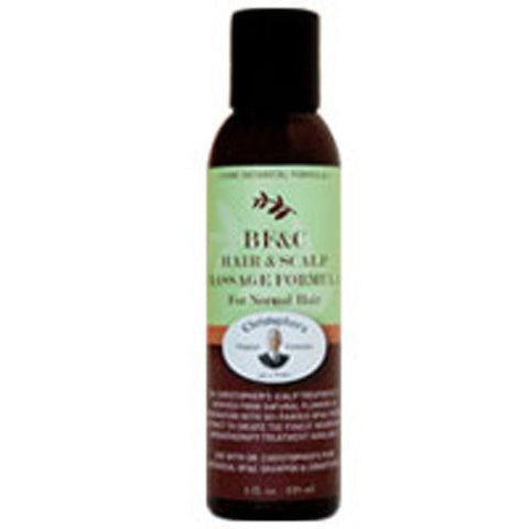 Dr. Christophers Formulas, BF & C Hair and Scalp Massage Oil, 4 Oz