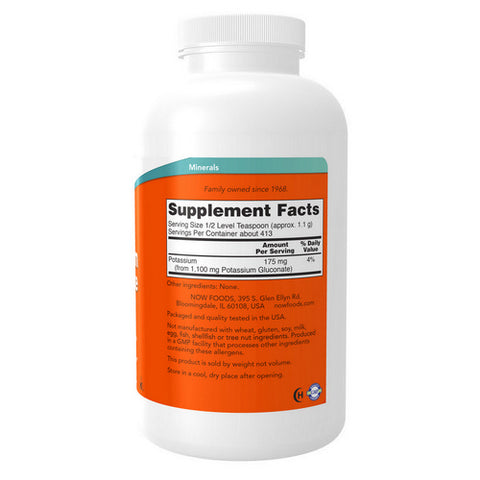 Now Foods, Potassium Gluconate, 1 Lb