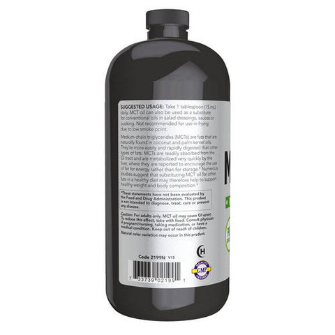 Now Foods, MCT Oil Liquid, 32 Fl Oz Now Foods