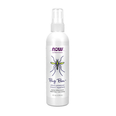 Now Foods, Bug Ban Spray, 4 Fl Oz
