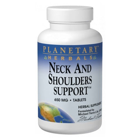 Planetary Herbals, Neck And Shoulder Support, 120 Tabs