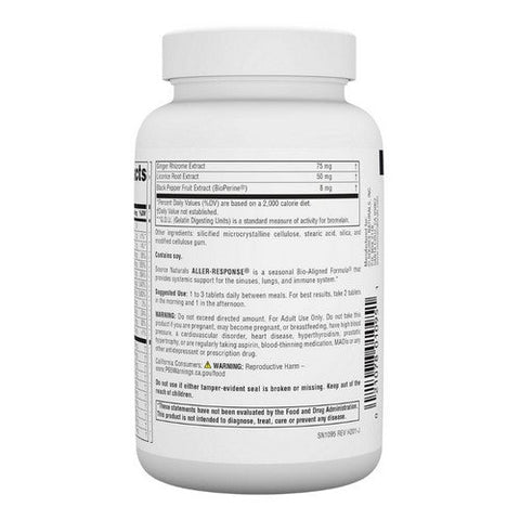 Source Naturals, Aller-Response, 90 Tabs Source Naturals
