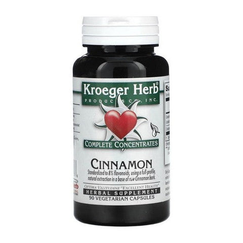 Kroeger Herb, Complete Concentrates Cinnamon, 90 Veg Caps Kroeger Herb