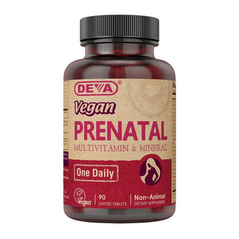 Deva Vegan Vitamins, Vegan Prenatal One Daily Multivitamin And Mineral, 90 Tab Deva Vegan Vitamins