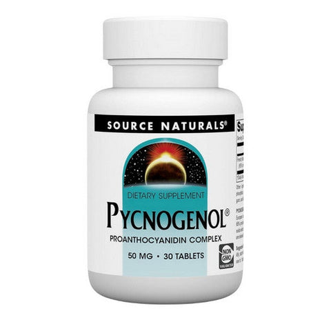 Source Naturals, Pycnogenol Proanthocyanidin Complex, 50 MG, 30 Tabs