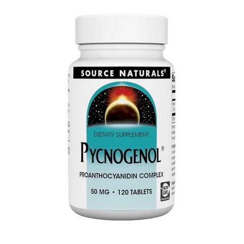 Source Naturals, Pycnogenol Proanthocyanidin Complex, 50 MG, 120 Tabs