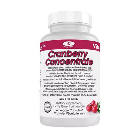 Vita plus, Cranberry Juice Concentrate, 60 CAPS Vita plus