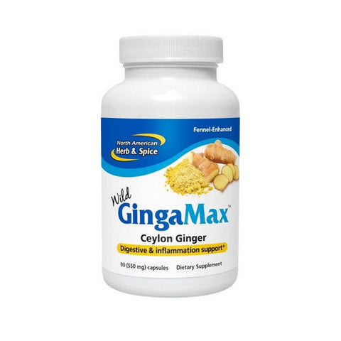 North American Herb & Spice, GingaMax Ceylon Ginger, 90 Caps