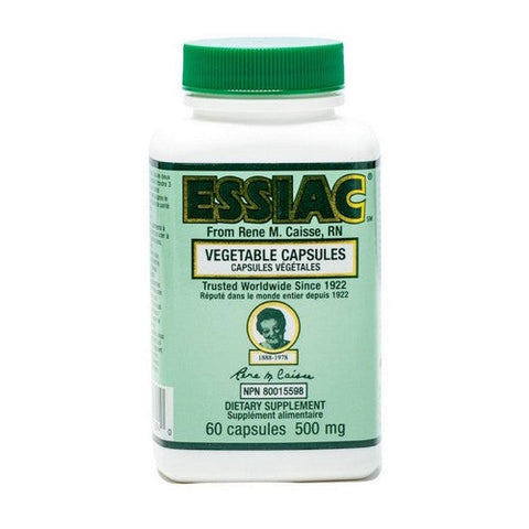 Essiac International, Herbal Supplement, 500mg, 60 vegicaps