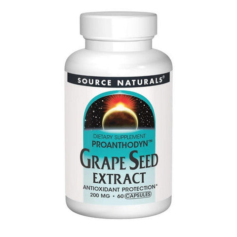 Source Naturals, Proanthodyn Grape Seed Extract, 200 Mg, 60 Caps