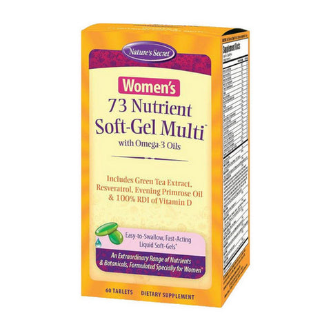 Women'S 73 Nutrient Multi With Omega-3 Oils 60 Softgels by Nature's Secret
