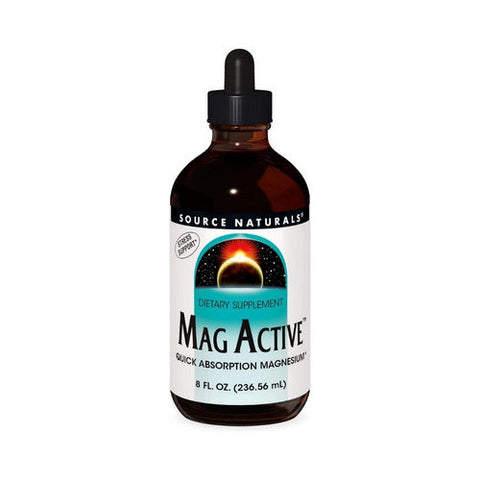 Source Naturals, Mag Active Liquid, 8 Oz Source Naturals