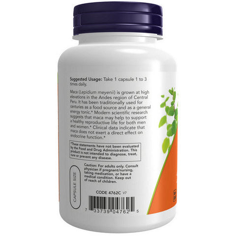 Now Foods, Maca, 500 mg, 250 Caps