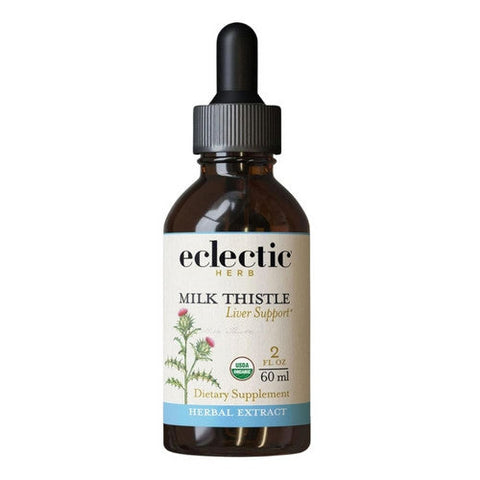 Eclectic Herb, Milk Thistle, 2 Oz with Alcohol Eclectic Herb