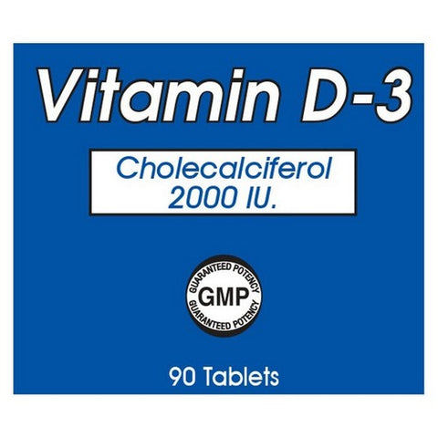 Vita plus, Vitamin D3, 90 Tabs Vita plus