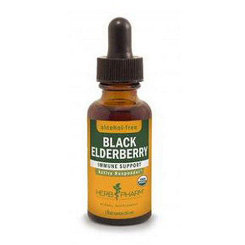 Herb Pharm, Black Elderberry Glycerite, 8 OZ