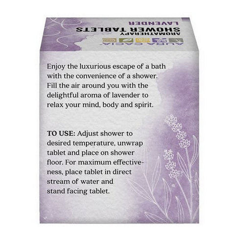 Aura Cacia, Shower Tablets, Lavender 3 tablets Aura Cacia