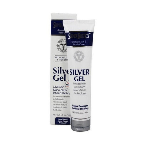 Silver Biotics (American Biotech Labs), Silver Gel Ultimate Skin And Body Care, 1.5 OZ