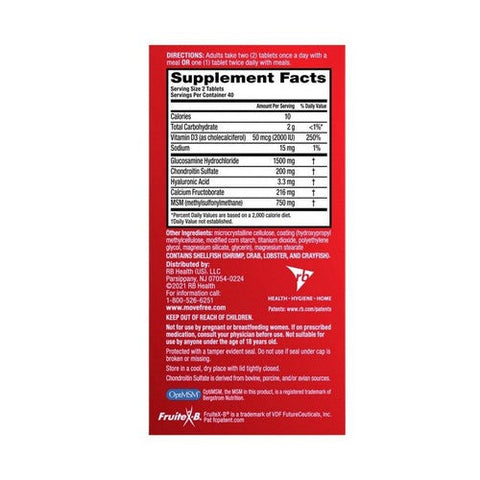 Schiff, Move Free Joint Health, 80 Coated Tablets Schiff