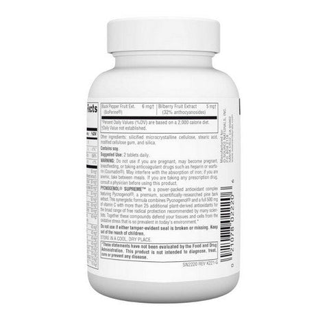 Source Naturals, Pycnogenol Supreme, 60 Tabs Source Naturals